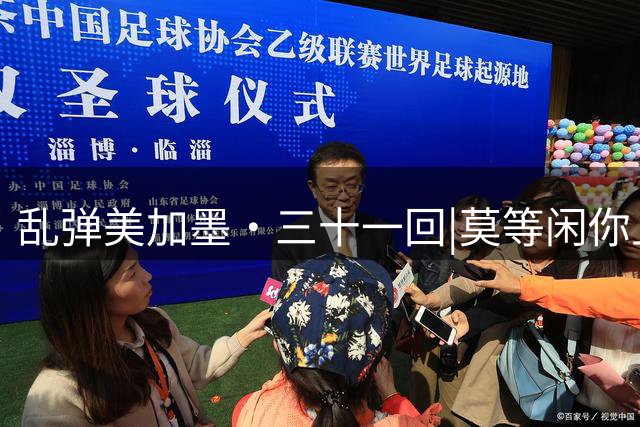 乱弹美加墨·三十一回|莫等闲你且刷纪录，不思量我自饱眼福