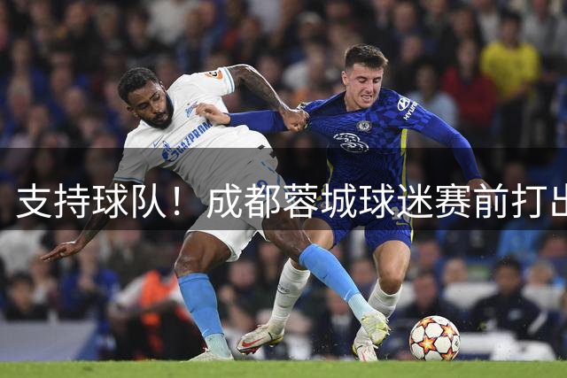 支持球队！成都蓉城球迷赛前打出巨幅Tifo：All in！