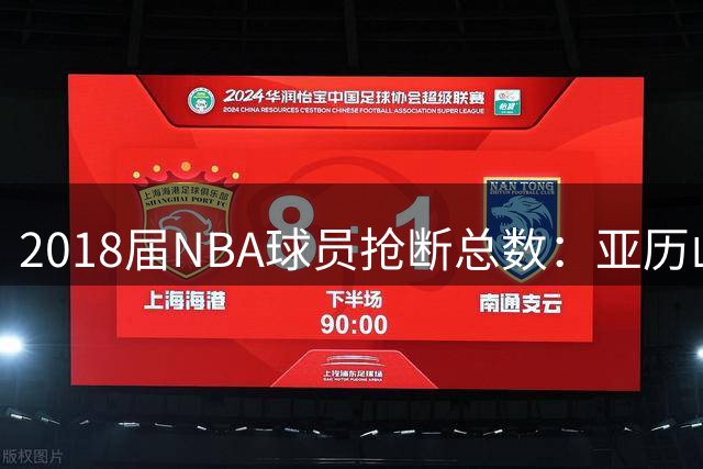 2018届NBA球员抢断总数：亚历山大与布里奇斯领跑